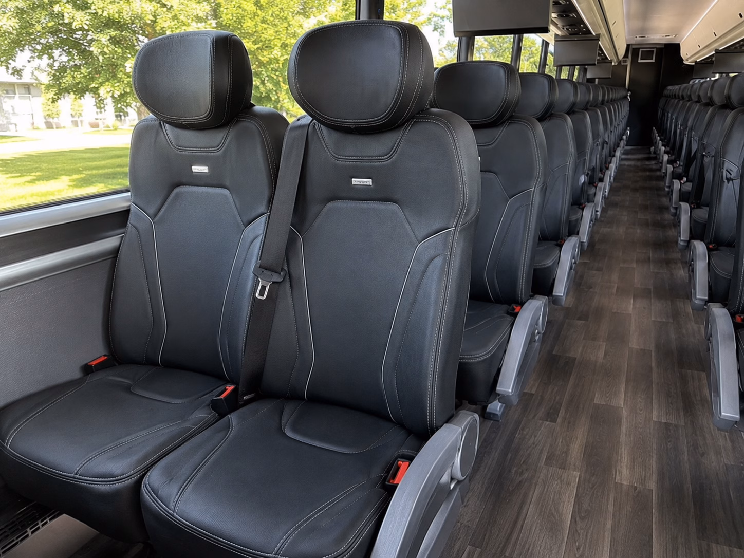 ventura charter bus interior