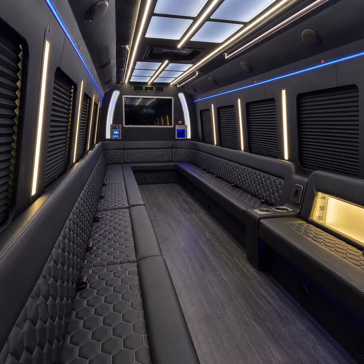 ventura night on town party bus rental